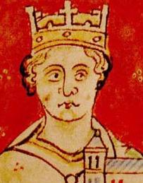 Medieval image of King John